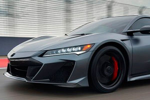 Pirelli укомплектовала суперкар Acura NSX Type S специально разработанными шинами